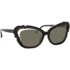 Linda Farrow - 824 C1 Cat Eye Sunglasses - Black - Linda Farrow Eyewear - Avvenice