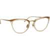 Linda Farrow - 683 C12 Cat Eye Optical Frames - Ash - Linda Farrow Eyewear - Avvenice