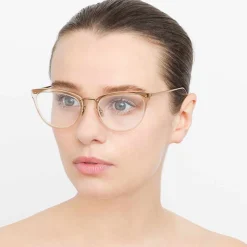 Linda Farrow - 683 C12 Cat Eye Optical Frames - Ash - Linda Farrow Eyewear - Avvenice