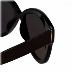 Linda Farrow - 379 C3 Cat Eye Sunglasses - Black - Linda Farrow Eyewear - Avvenice