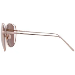 Linda Farrow - 566 C3 Cat Eye Sunglasses - Rose Gold - Linda Farrow Eyewear - Avvenice