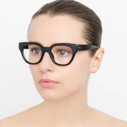 Linda Farrow - 653 C8 D-Frame Optical - Black - Linda Farrow Eyewear - Avvenice