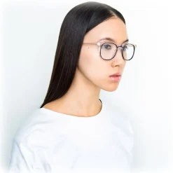 Linda Farrow - 178 C16 D-Frame Optical - Clear & Black - Linda Farrow Eyewear - Avvenice