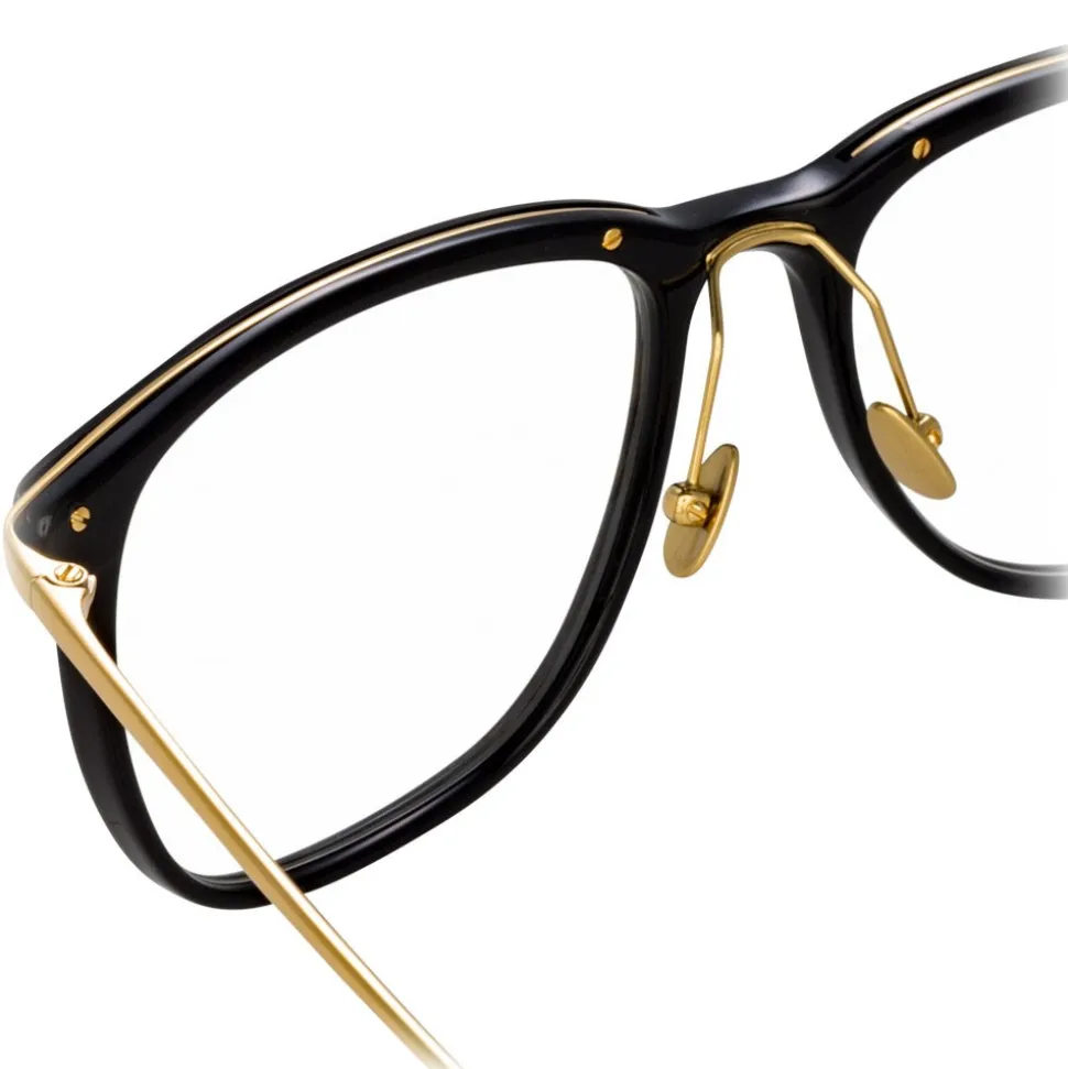 Linda Farrow - 716 C1 D-Frame Optical - Black - Linda Farrow Eyewear - Avvenice