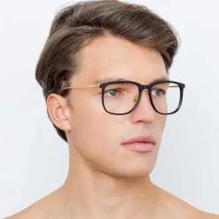 Linda Farrow - 716 C1 D-Frame Optical - Black - Linda Farrow Eyewear - Avvenice
