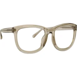 Linda Farrow - 712 C15 D-Frame Optical - Truffle - Linda Farrow Eyewear - Avvenice