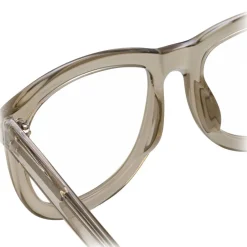 Linda Farrow - 712 C15 D-Frame Optical - Truffle - Linda Farrow Eyewear - Avvenice