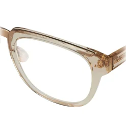 Linda Farrow - 522 C4 D-Frame Optical - Ash - Linda Farrow Eyewear - Avvenice