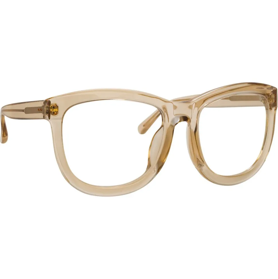 Linda Farrow - 712 C14 D-Frame Optical - Ash - Linda Farrow Eyewear - Avvenice