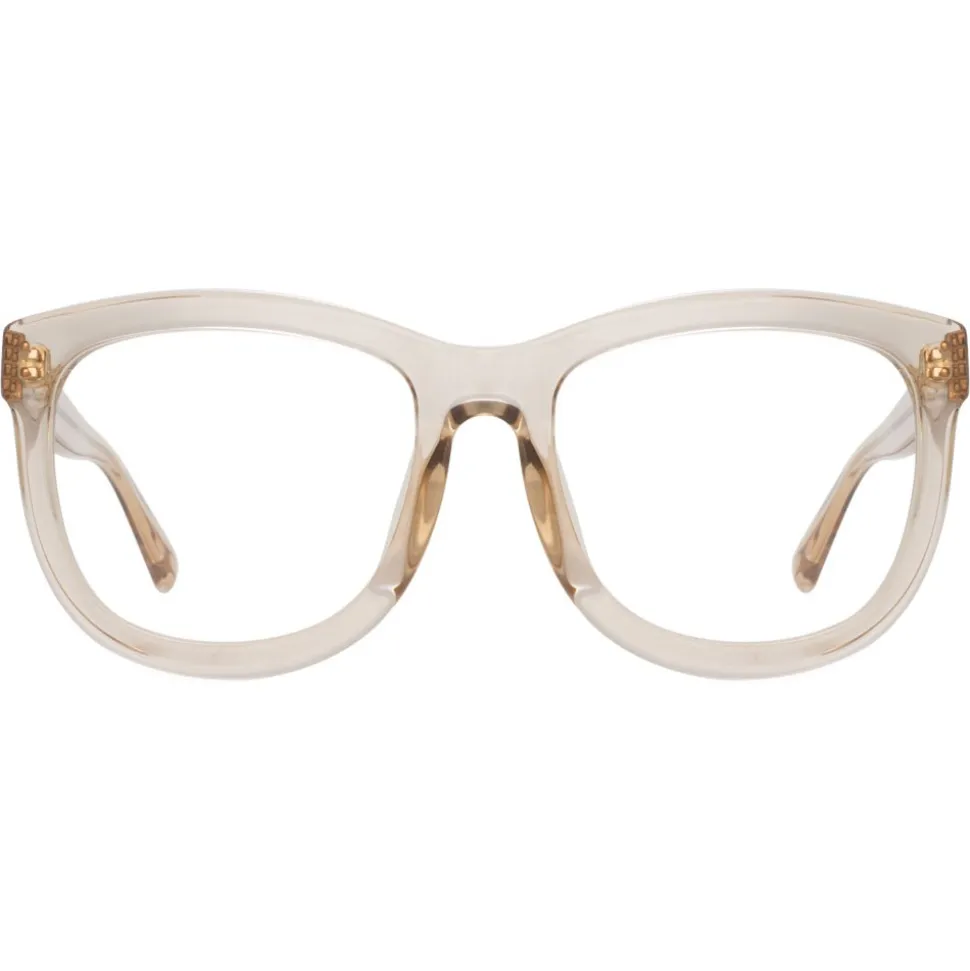 Linda Farrow - 712 C14 D-Frame Optical - Ash - Linda Farrow Eyewear - Avvenice
