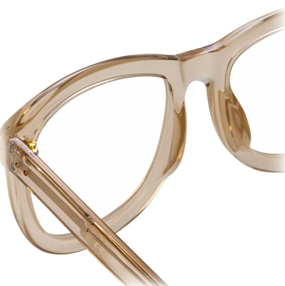 Linda Farrow - 712 C14 D-Frame Optical - Ash - Linda Farrow Eyewear - Avvenice