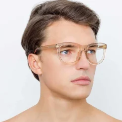 Linda Farrow - 712 C14 D-Frame Optical - Ash - Linda Farrow Eyewear - Avvenice