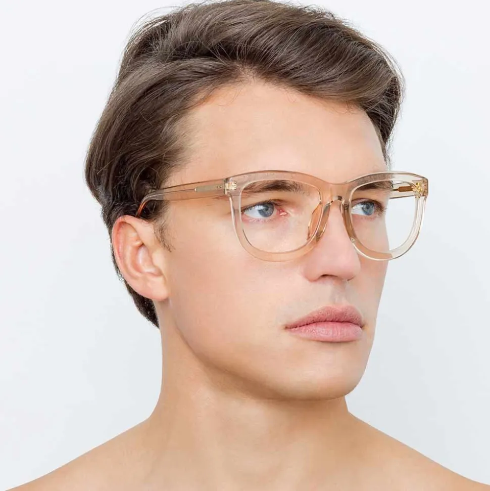 Linda Farrow - 712 C14 D-Frame Optical - Ash - Linda Farrow Eyewear - Avvenice