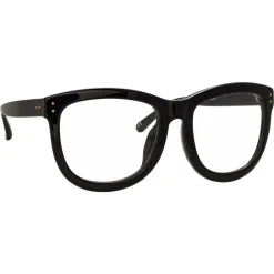 Linda Farrow - 712 C11 D-Frame Optical - Black - Linda Farrow Eyewear - Avvenice