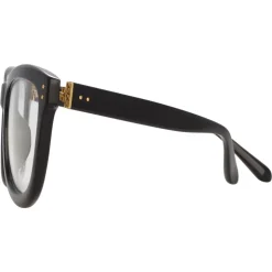 Linda Farrow - 712 C11 D-Frame Optical - Black - Linda Farrow Eyewear - Avvenice