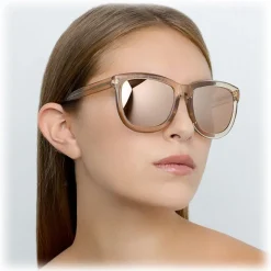 Linda Farrow - 712 C6 D-Frame Sunglasses - Ash - Linda Farrow Eyewear - Avvenice