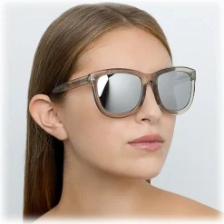Linda Farrow - 712 C7 D-Frame Sunglasses - Truffle - Linda Farrow Eyewear - Avvenice
