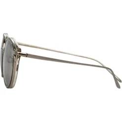 Linda Farrow - 911 C5 D-Frame Sunglasses - Truffle - Linda Farrow Eyewear - Avvenice
