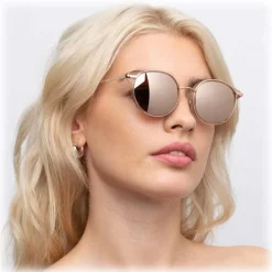 Linda Farrow - 911 C4 D-Frame Sunglasses - Ash - Linda Farrow Eyewear - Avvenice