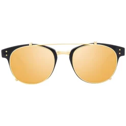 Linda Farrow - 581 C1 D-Frame Sunglasses - Black - Linda Farrow Eyewear - Avvenice