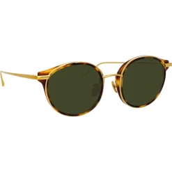 Linda Farrow - 911 C2 D-Frame Sunglasses - Tortoiseshell - Linda Farrow Eyewear - Avvenice