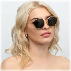 Linda Farrow - 911 C2 D-Frame Sunglasses - Tortoiseshell - Linda Farrow Eyewear - Avvenice