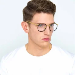 Linda Farrow - 562 C8 Oval Optical Frames - Black - Linda Farrow Eyewear - Avvenice