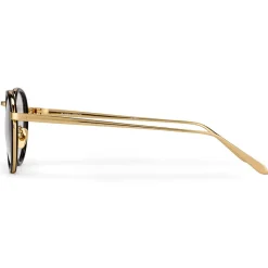 Linda Farrow - 182 C13 Oval Optical Frames - Black - Linda Farrow Eyewear - Avvenice