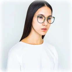 Linda Farrow - 251 C43 Oval Optical Frames - Jade - Linda Farrow Eyewear - Avvenice