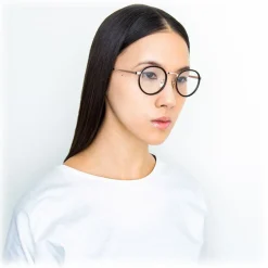 Linda Farrow - 182 C20 Oval Optical Frames - Black - Linda Farrow Eyewear - Avvenice