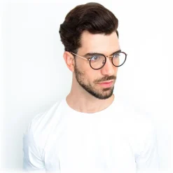 Linda Farrow - 182 C20 Oval Optical Frames - Black - Linda Farrow Eyewear - Avvenice
