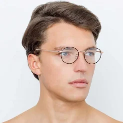 Linda Farrow - 718 C4 Oval Optical Frames - Rose Gold and Tortoiseshell - Linda Farrow Eyewear - Avvenice