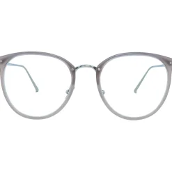Linda Farrow - 251 C57 Oval Optical Frames - Milky Grey - Linda Farrow Eyewear - Avvenice