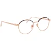 Linda Farrow - 580 C4 Oval Optical Frames - Rose Gold - Linda Farrow Eyewear - Avvenice