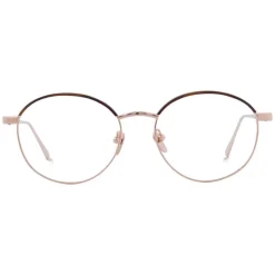 Linda Farrow - 580 C4 Oval Optical Frames - Rose Gold - Linda Farrow Eyewear - Avvenice