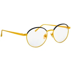 Linda Farrow - 580 C1 Oval Optical Frames - Gold - Linda Farrow Eyewear - Avvenice