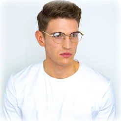 Linda Farrow - 580 C1 Oval Optical Frames - Gold - Linda Farrow Eyewear - Avvenice