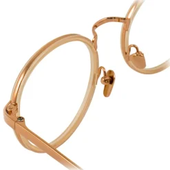 Linda Farrow - 182 C21 Oval Optical Frames - Milky Peach - Linda Farrow Eyewear - Avvenice