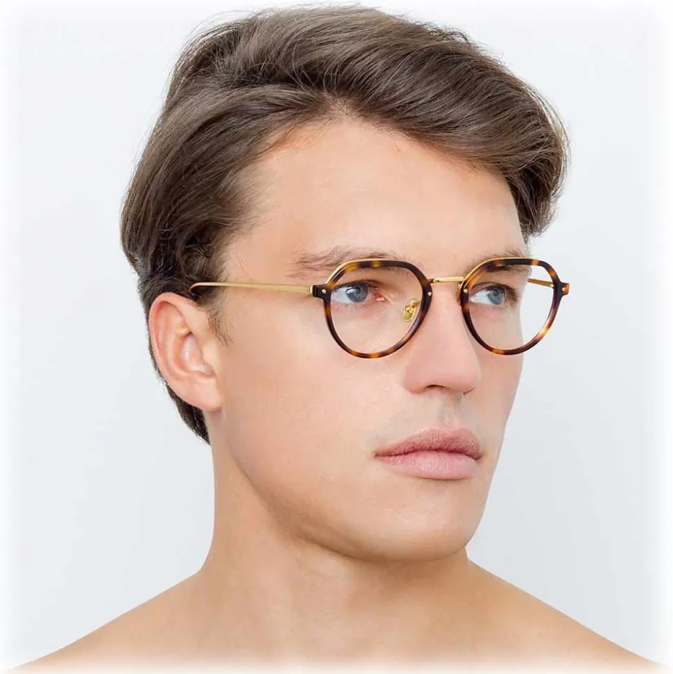 Linda Farrow - 717 C8 Oval Optical Frames - Tortoiseshell - Linda Farrow Eyewear - Avvenice