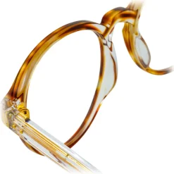 Linda Farrow - 40 C25 Oval Optical Frames - Clear and Tortoiseshell - Linda Farrow Eyewear - Avvenice