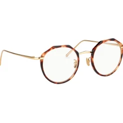 Linda Farrow - 367 C3 Oval Optical Frames - Ash - Linda Farrow Eyewear - Avvenice