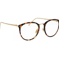 Linda Farrow - 251 C15 Oval Optical Frames - Truffle - Linda Farrow Eyewear - Avvenice