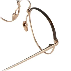 Linda Farrow - 502 C3 Oval Optical Frames - Rose Gold and Mocha - Linda Farrow Eyewear - Avvenice