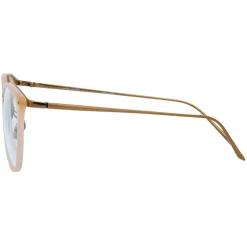 Linda Farrow - 251 C56 Oval Optical Frames - Milky Peach - Linda Farrow Eyewear - Avvenice