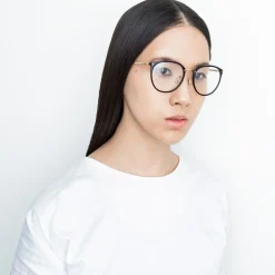 Linda Farrow - 251 C1 Oval Optical Frames - Nero - Linda Farrow Eyewear - Avvenice