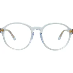 Linda Farrow - 40 C26 Oval Optical Frames - Clear and Milky Pink - Linda Farrow Eyewear - Avvenice