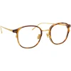Linda Farrow - 803 C6 Oval Optical Frames - Optical Lens in Tortoise Frame - Linda Farrow Eyewear - Avvenice