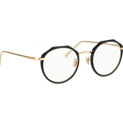 Linda Farrow - 367 C1 Oval Optical Frames - Ash - Linda Farrow Eyewear - Avvenice