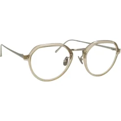 Linda Farrow - 717 C9 Oval Optical Frames - Truffle - Linda Farrow Eyewear - Avvenice