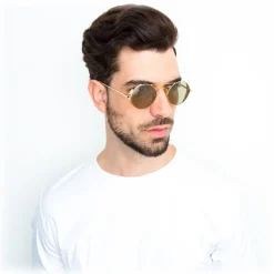 Linda Farrow - 427 C11 Oval Sunglasses - Yellow Gold - Linda Farrow Eyewear - Avvenice